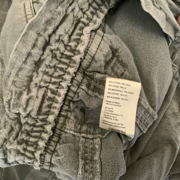 Free People Wind Drift Convertible Cargo Linen and Cotton Utility Pants - Picture 10 of 10